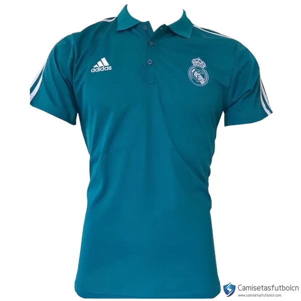 Polo Real Madrid 2017-18 Blanco Azul